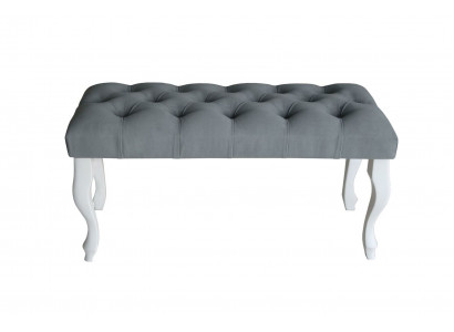 Tissu d'ameublement de siège Chesterfield Tabouret Tissu de siège Tabouret Tissu Textile Bois Tabouret de style